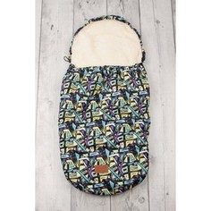 Конверт меховой AmaroBaby little traveler 105х45 абстракция (amaro-60lt-ab)