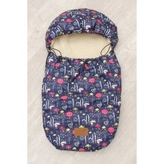 Конверт меховой AmaroBaby little friend 80х45 облака (amaro-60lf-ob)