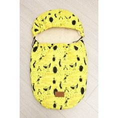 Конверт меховой AmaroBaby little friend 80х45 пингвины (amaro-60lf-pi)