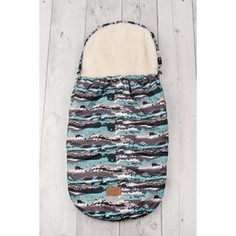 Конверт меховой AmaroBaby little traveler 105х45 милитари (amaro-60lt-ml)