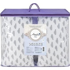Подушка для беременных AmaroBaby u - образная 340х35 (облака вид серый) (amaro-40u - os)