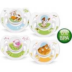 Пустышка силиконовая Philips Avent 2шт SCF 182/24