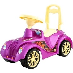 Каталка RT Ретро с клаксоном розовая (5314)