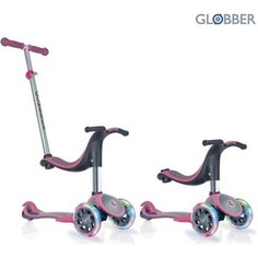 Самокат 3-х колесный Globber 454-132 GLOBBER EVO 4 in 1 PLUS Pink (6656)