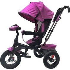 Велосипед трехколесный Moby Kids Comfort 12x10 AIR Car1 (лиловый) (1636625)