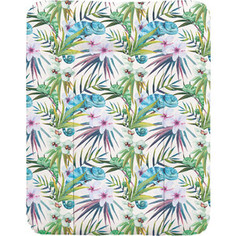 Пеленальный матрас Ceba Baby 70x50 см Flora Fauna мягкий на комод W-143(Camaleon Blanco W-143-099-542) (123757)