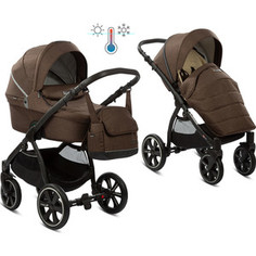 Коляска 2 в 1 Noordi Fjordi Sport NEW с термолюлькой (Chocolade 811) (123487)