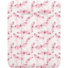 Пеленальный матрас Ceba Baby 70x50 см Flora Fauna мягкий на комод W-143(Libelula W-143-099-543) (123754)