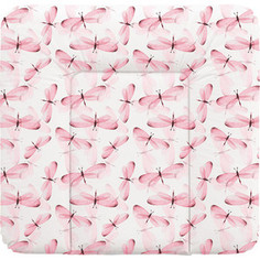 Пеленальный матрас Ceba Baby 70x75 см Flora Fauna мягкий на комод W-144(Libelula W-144-099-543) (123774)