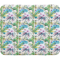 Пеленальный матрас Ceba Baby 70x85 см Flora Fauna мягкий на комод W-134(Camaleon Blanco W-134-099-542) (123781)