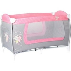 Манеж Lorelli Danny 1 Серо-розовый / Grey&Pink Za Za 1817