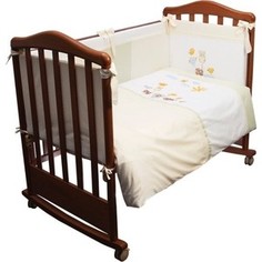 Комплект в кроватку Сонный Гномик Сонный гномик Пикник 3 предмета Молочный (КСП3-0751370/10)