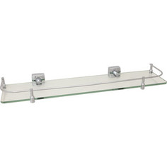 Полка стеклянная с ограничителем 60 см Fixsen Kvadro (FX-61303B)
