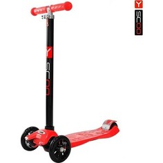 Самокат 3-х колесный Y-Scoo maxi A-20 Simple цв. red