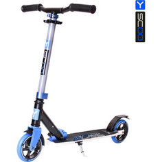 Самокат 2-х колесный Y-Scoo RT 145 CITY Hong Kong Family design Skull blue