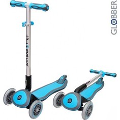 Самокат 3-х колесный Globber 446-101 ELITE S My Free Fold up SKY BLUE