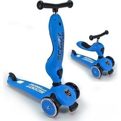 Самокат 3-х колесный Scoot and Ride с сиденьем HighwayKick (2 в 1) Blue (1186507/цв 1186517)