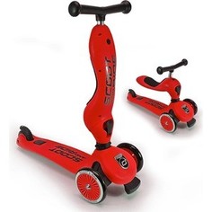 Самокат 3-х колесный Scoot and Ride с сиденьем HighwayKick (2 в 1) Red (1186507/цв 1186512)