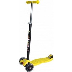 Самокат 3-х колесный Funny Scoo Fly maxi (MS-950) желтый