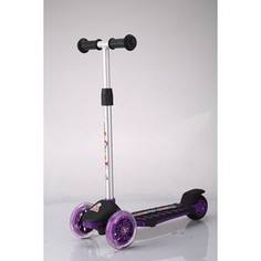 Самокат 3-х колесный Funny Scoo Pilot luxe (MS-942) фиолетовый