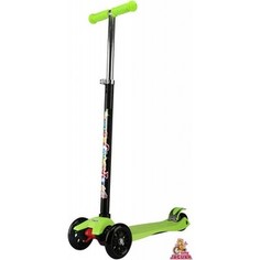 Самокат 3-х колесный Funny Scoo Fly luxe (MS-950) зеленый