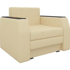 Кресло-кровать АртМебель Атлант эко-кожа бежевый