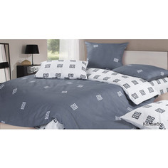 Комплект постельного белья Ecotex Семейный, сатин, Коломбо (КГДКоломбо)