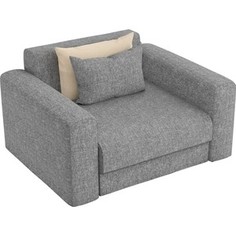 Кресло АртМебель Мэдисон рогожка серый