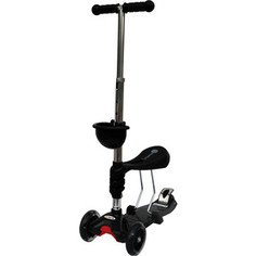 Самокат 3-х колесный BabyHit ScooterOK Tolocar черный