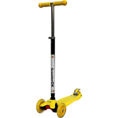 Самокат 3-х колесный BabyHit ScooterOK Plus желтый