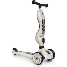 Трехколесный самокат Scoot&Ride с сиденьем HighwayKick 1 (Seat) (дымчатый туман)