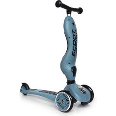 Трехколесный самокат Scoot&Ride с сиденьем HighwayKick 1 (Seat) (могучий титан)