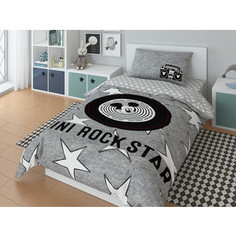 Комплект постельного белья Mickey 1,5 сп, поплин, Rock star (720606)