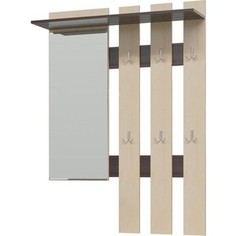 Вешалка с зеркалом Гранд Кволити Лира 2-3814/венге/вяз светлый