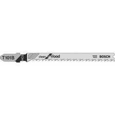 Пилки для лобзика Bosch 100мм 25шт T101B Clean for Wood (2.608.633.622)