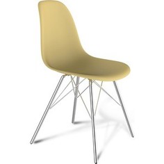 Стул Sheffilton SHT-S37 бежевый/хром лак