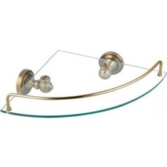 Полка стеклянная угловая 24x34x7 см Fixsen Antik (FX-61103A)