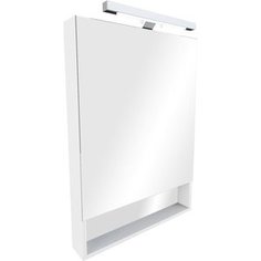 Зеркальный шкаф со светильником Roca Gap 70 см, белый (ZRU9302749)