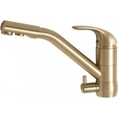 Смеситель для кухни Kaiser Safira под фильтр золотой матовый Gold/Brass (15066-3 Gold/Brass)