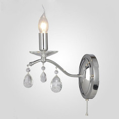 Бра Eurosvet 10059/1 хром/прозрачный хрусталь Strotskis