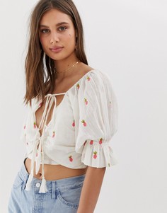 Топ Free People Ladies That Luau - Кремовый