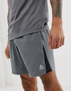 Серые спортивные шорты Reebok - Серый
