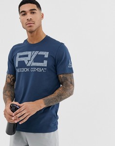 Черная футболка с логотипом Reebok Combat - Черный