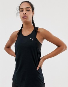 Черная майка бойфренда Puma - Черный
