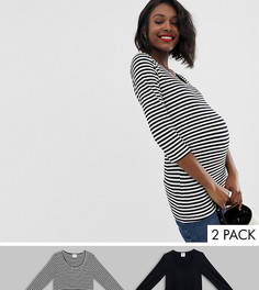 Набор из 2 топов с рукавами длиной 3/4 Mamalicious - Мульти Mama.Licious