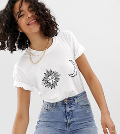 Белая футболка с принтом Reclaimed Vintage inspired - Белый