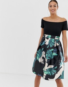 Платье с пышной юбкой AX Paris - Черный