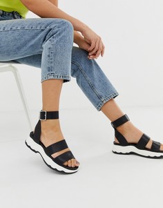 Сандалии в спортивном стиле на массивной подошве ASOS DESIGN For Real - Черный