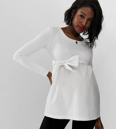 Топ с поясом Mamalicious - Белый Mama.Licious