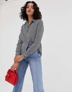 Oversize-рубашка в полоску Vero Moda - Мульти